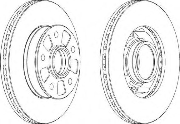 FERODO DDF652 Brake Disc